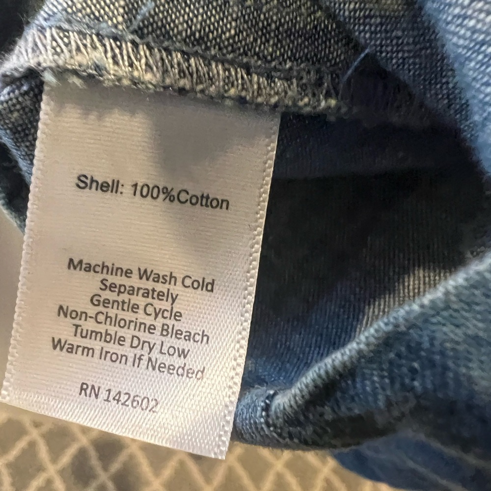 NWT Sail to Sable Chambray Double Bell Sleeve Top Size XS Brand new - Picture 10 of 11